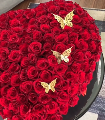 Three Flowers - Buqué nupcial con flores blancas y verdes